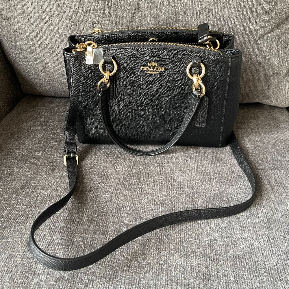 Coach Mini Christie Carryall in Crossgrain Leather F57523 NWT - Picture 4 of 9